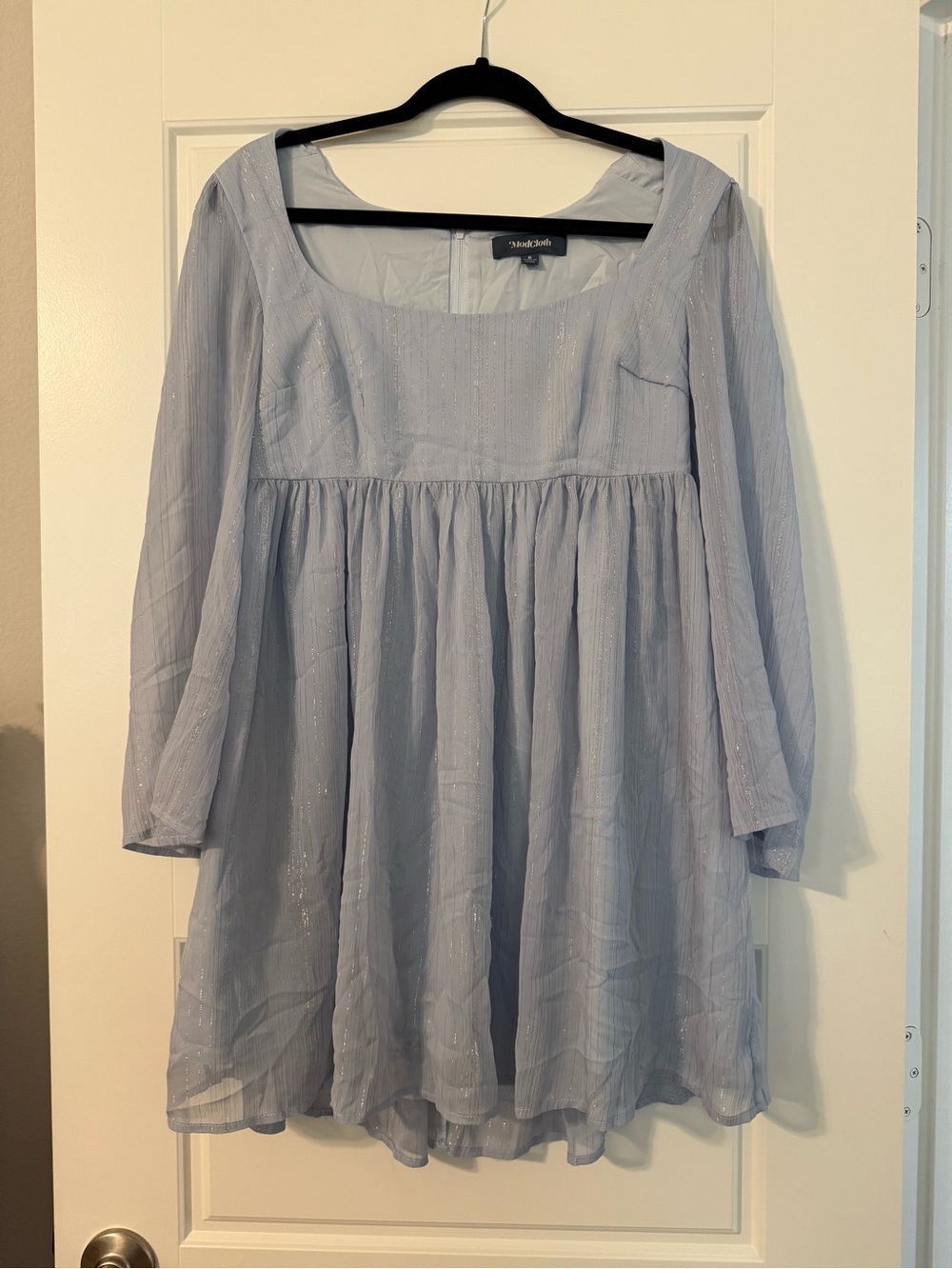 Light Blue Babydoll Dress
